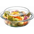 thumbnail image 1 of Neighborly Nook Mini-9 inch (60 OZ) Round Glass Casserole Dish With Lid, Round Oven Safe Glass Bakeware with Handles （1.9 QT）, 1 of 13