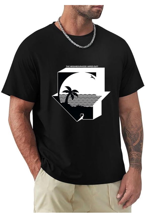 Neighbourhood Album Inspired Indie Band Music Fan Graphic Unisex T-Shirt, for men & women, up to size 5XL.