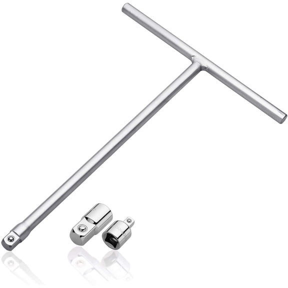 Neiko 01135A 3/8-inch Drive T-Handle Wrench with Long Reach | Chromium Vanadium Steel