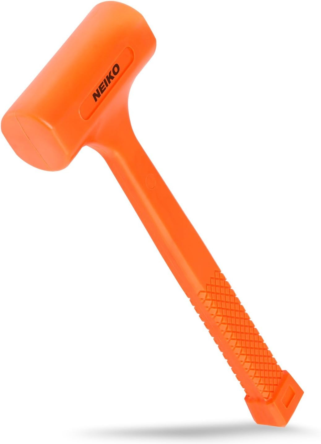 Neiko 02846A 1 LB Dead Blow Hammer, Neon Orange I Unibody Molded