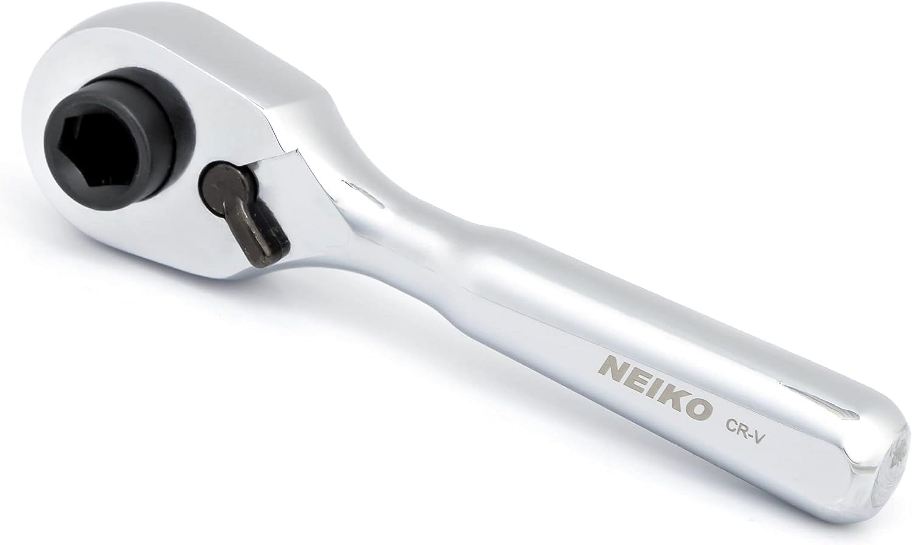 Neiko 03002A Stubby Ratchet, 1/4 Inch Ratchet Wrench and Bit