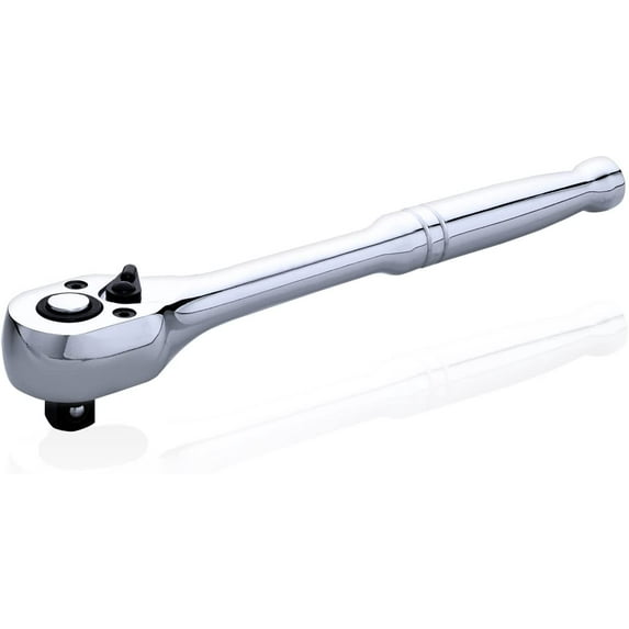 Neiko 03073A 1/4-Inch-Drive Ratchet Wrench, 5 1/2-Inch Cr-V Steel Body, 72-Tooth Ratcheting Mechanism, Quick-Release Ratchet with Teardrop Head