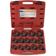 Neiko 03326A 1/2  Drive Jumbo Crowfoot Wrench Set | 14 Piece | Metric | 27 to 50 mm | Cr-Mo Steel