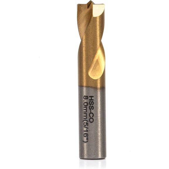 Neiko 10052A Spot Weld Drill Bits, High Speed Cobalt Steel with Titanium Coating | 8mm (5/16-Inch)