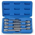 thumbnail image 1 of Neiko 10072A 3/8-Inch Drive Extra Long Allen Hex Bit Socket Set, SAE, 1/8-Inch - 3/8-Inch | S2 and Cr-V Steel, 7-Piece Set, 1 of 4
