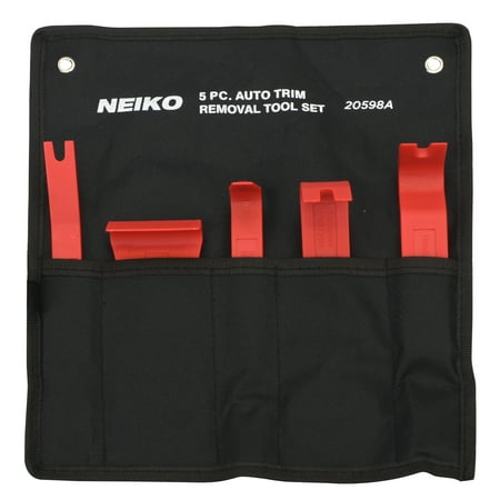 Neiko 20598A 5 Piece No-Scratch Auto Trim Removal Tool Kit