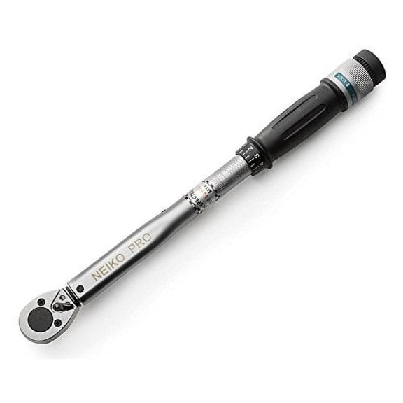 Neiko PRO 03707B 3/8" Torque Wrench, 3/8 Drive SAE, 15-80 Ft-Lb, 14 Length, Adjustable Click Torque Wrench, Chrome Vanadium Cr-V Steel