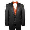 thumbnail image 1 of Neil Allyn 7-Piece Formal Tuxedo with Flat Front Pants, Shirt, Mandarin Vest, Bow-Tie & Cuff Links. Prom, Wedding, Cruise, 1 of 5