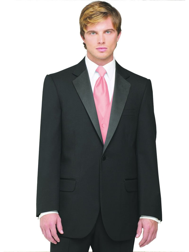 Neil Allyn 7-Piece Formal Tuxedo with Flat Front Pants, Shirt