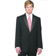 thumbnail image 1 of Neil Allyn 7-Piece Formal Tuxedo with Flat Front Pants, Shirt, Pink Vest, Tie & Cuff Links. Prom, Wedding, Cruise, 1 of 5