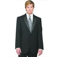 thumbnail image 1 of Neil Allyn 7-Piece Formal Tuxedo with Pleated Front Pants, Shirt, Silver Vest, Tie & Cuff Links. Prom, Wedding, Cruise, 1 of 5