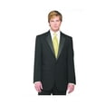 thumbnail image 1 of Men's 7-Piece Tuxedo with Flat Front Pants, Shirt, Canary Vest, Tie & Cuff Links. Prom, Wedding, Formal, Homecoming, Cruise Jacket size 40L Pants waist size 34 Shirt size L, 1 of 4