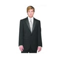 thumbnail image 1 of Men's 7-Piece Tuxedo with Flat Front Pants, Shirt, Silver Vest, Tie & Cuff Links. Prom, Wedding, Formal, Homecoming, Cruise Jacket size 46R Pants waist size 40 Shirt size XL, 1 of 4