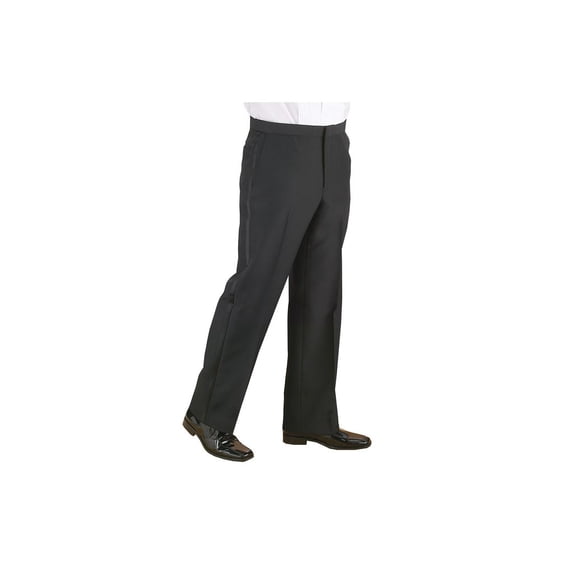 Men's Flat Front, Comfort Waist Tuxedo Pants. Prom, Wedding, Formal, Homecoming, Cruise. Waist size 54
