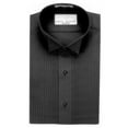 thumbnail image 1 of Neil Allyn Men's Black Wing Collar 1/4" Pleats Tuxedo Shirt-M-34-35, 1 of 1