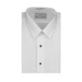 thumbnail image 1 of Neil Allyn Men's SLIM FIT Lay-Down Collar 1/4" Pleats Tuxedo Shirt-L-34-35, 1 of 1