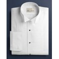 thumbnail image 1 of Neil Allyn Men's SLIM FIT Wing Collar 1/4" Pleats Formal Tuxedo Shirt-2XL-34-35, 1 of 1