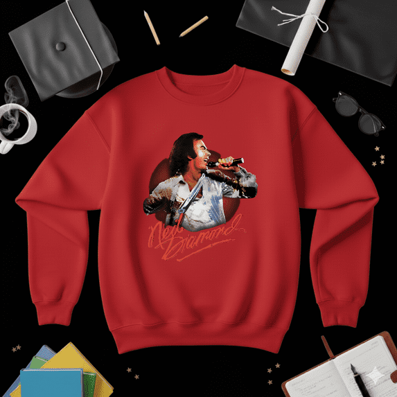 Neil Diamond Live Portrait Vintage Music Concert Tour Fan Sweatshirt V50203, up to size 5XL