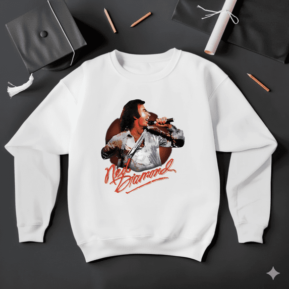 Neil Diamond Live Portrait Vintage Music Concert Tour Fan Sweatshirt V50203, up to size 5XL