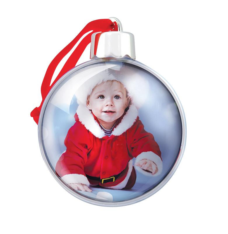 Neil Enterprises Inc. 2Photo Ornament Ball Pack of 24