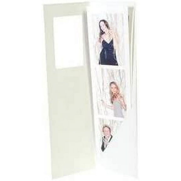 Neil Enterprises Inc. 3-Photo Photobooth Strip Photo Folders - Pack of 100