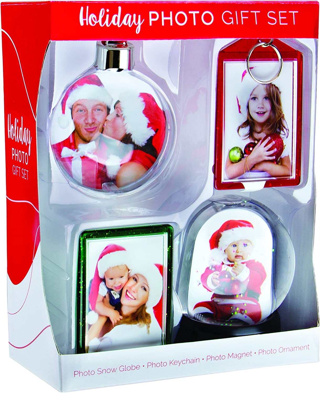 Neil Enterprises Inc. 4Piece Christmas Holiday Photo Gift Set