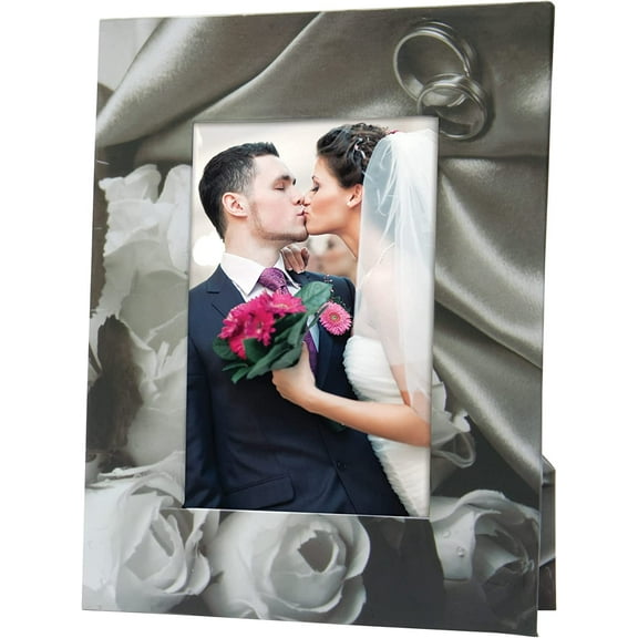 Neil Enterprises Inc. 4x6 or 5x7 Wedding Paper Picture Frames - Pack of 50