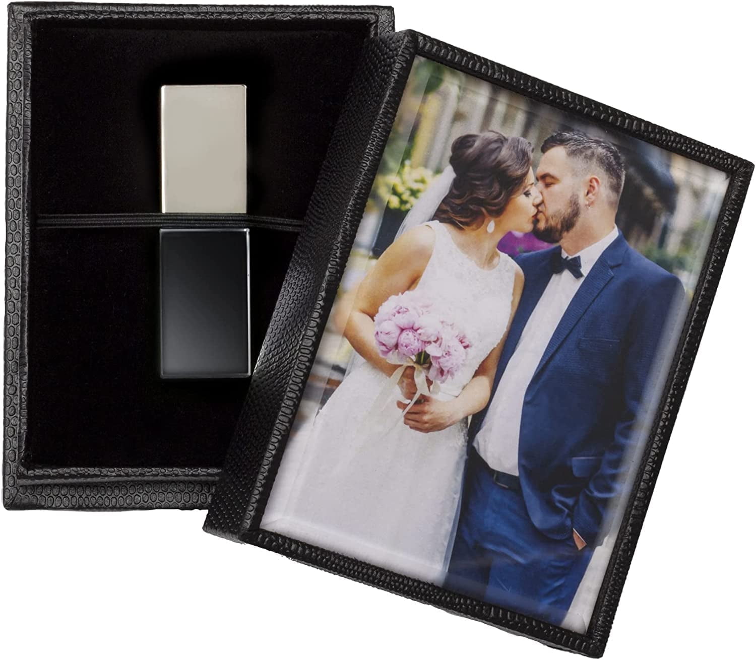 Neil Enterprises Inc. Elite Flash Drive/USB Box with Photo Cover - Pack of 12