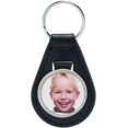 thumbnail image 1 of Neil Enterprises Inc. Faux Leather 1" Diameter Photo Keychain Key Fobs - Pack of 50, 1 of 7
