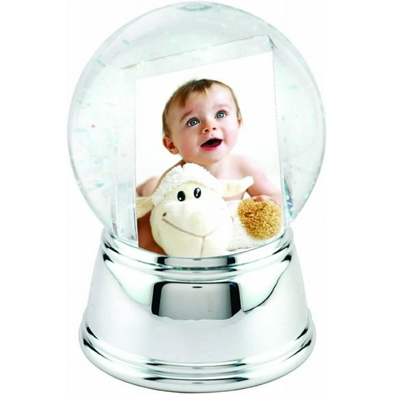 Neil Enterprises Inc. Photo Snow Globe with Silver Base