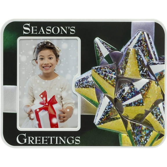 Neil Enterprises Inc. Season's Greetings 2.5" x 3.5" Puff Picture Frame - Pack of 50