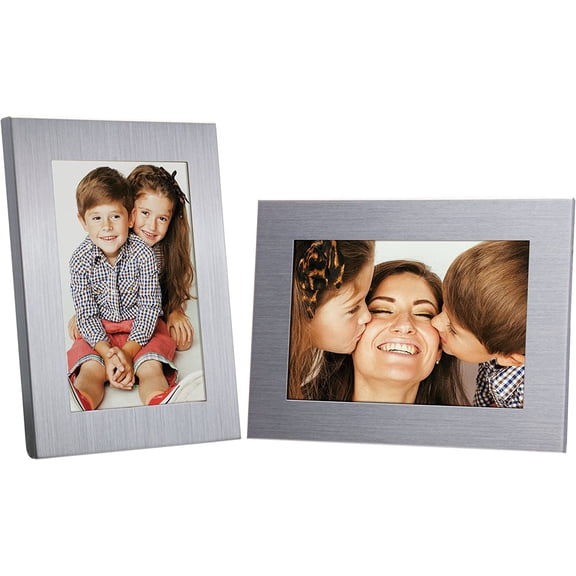 Neil Enterprises Inc. Silver 2.325" x 3.5" Single Picture Frames - Pack of 48