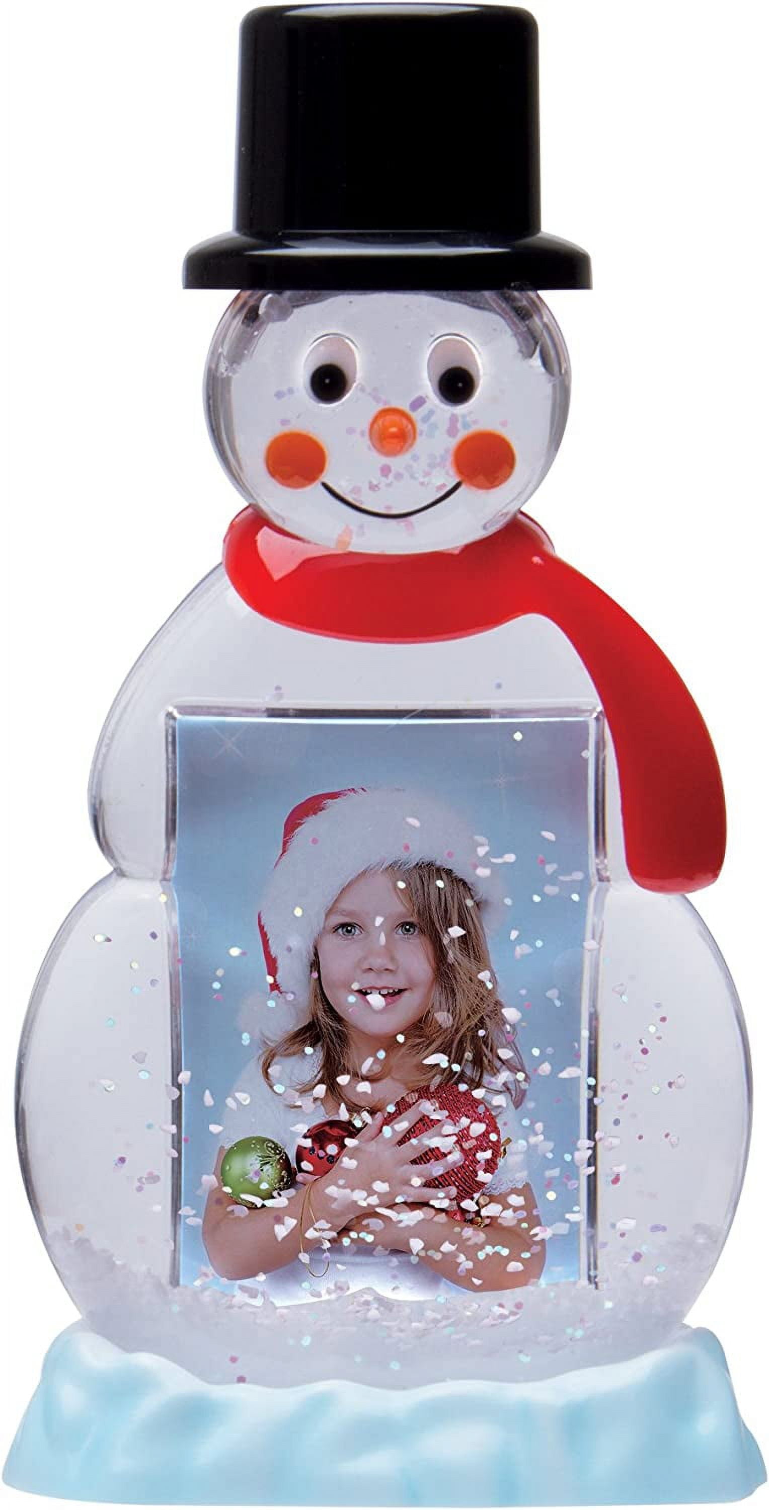 Neil Enterprises Inc. Snowman 1.75" x 2.75" Photo Snow Globe