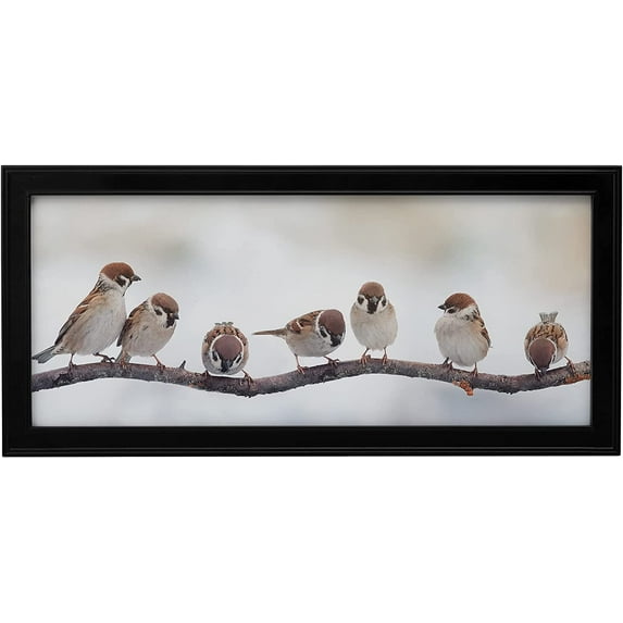 Neil Enterprises Inc. Traditional Black Panoramic 24" x 10" Picture Frame