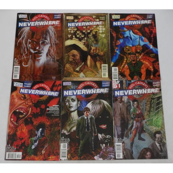 Neil Gaiman's Neverwhere #1-9 VF/NM complete series Mike Carey Vertigo ; DC