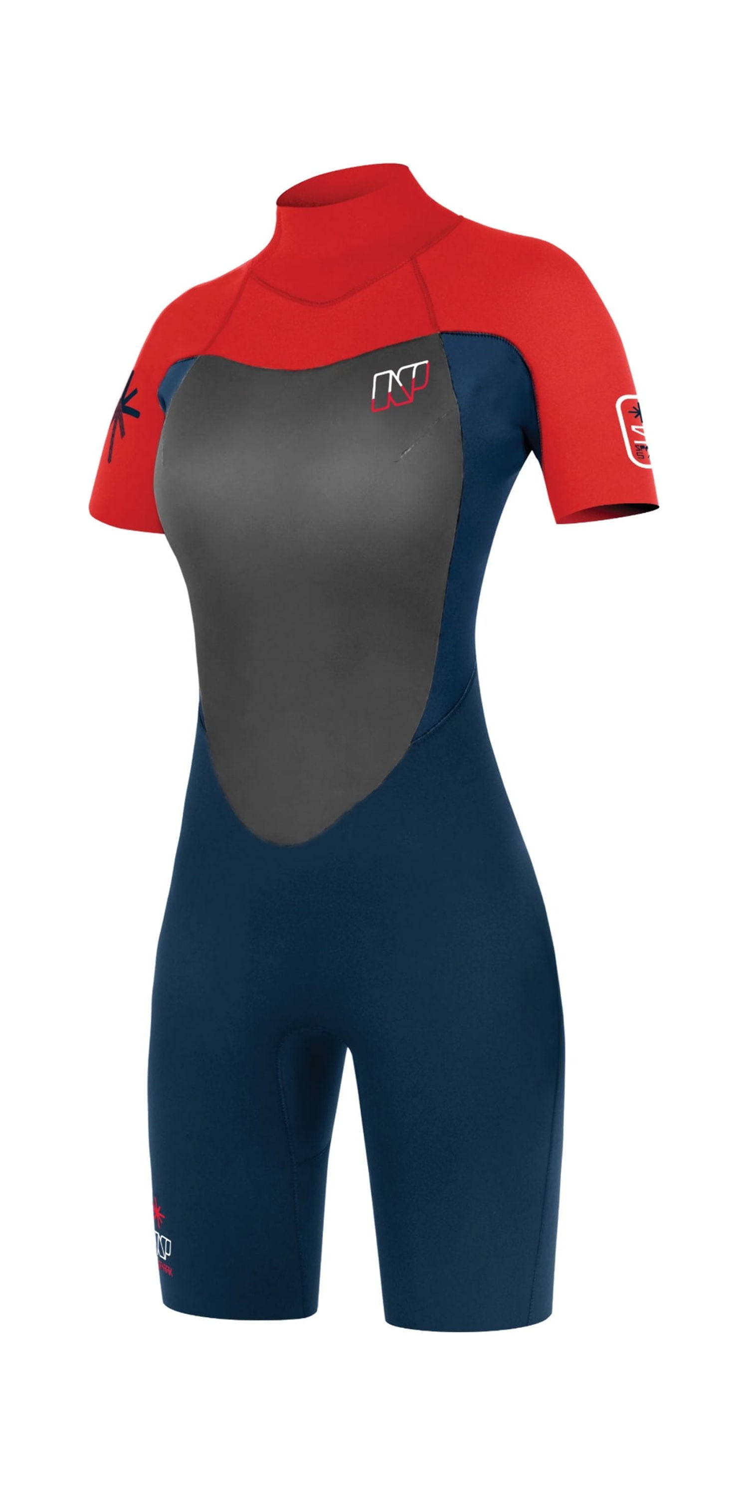 Neil Pryde Spark Womens Shorty 22 Wetsuit red/blue