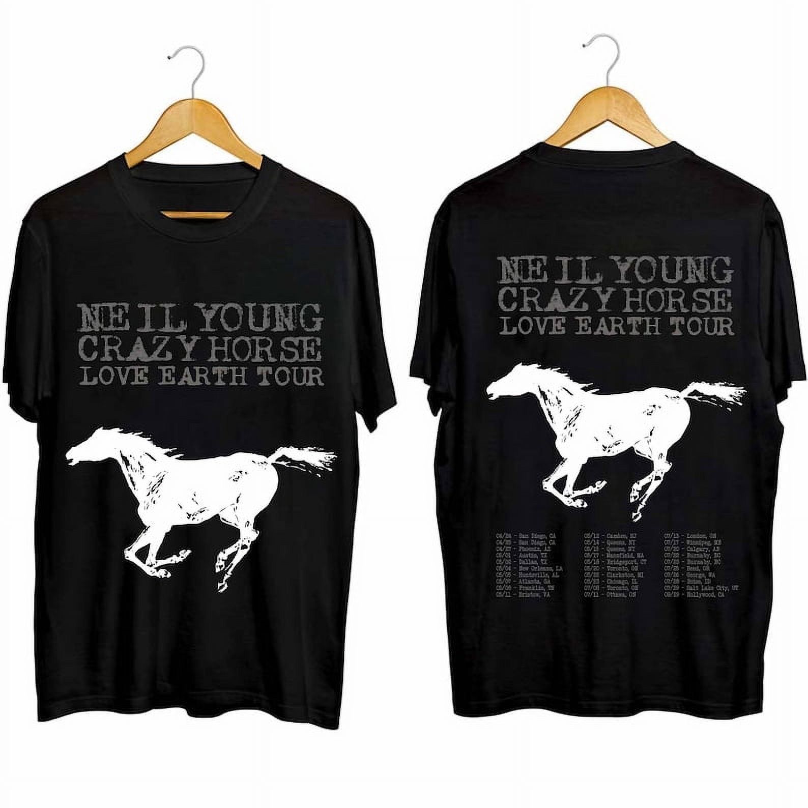 Neil Young and Crazy Horse 2024 Tour Shirt, Neil Young Fan Shirt, Neil