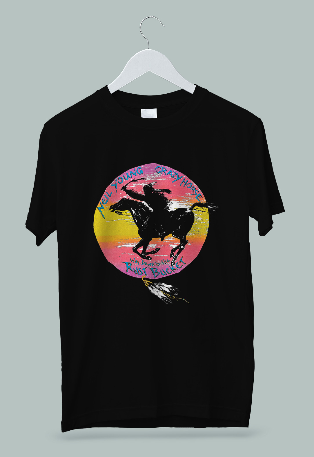 Neil Young Crazy Horse Way Down In The Rust Bucket TShirt S M L XL 2XL 3XL