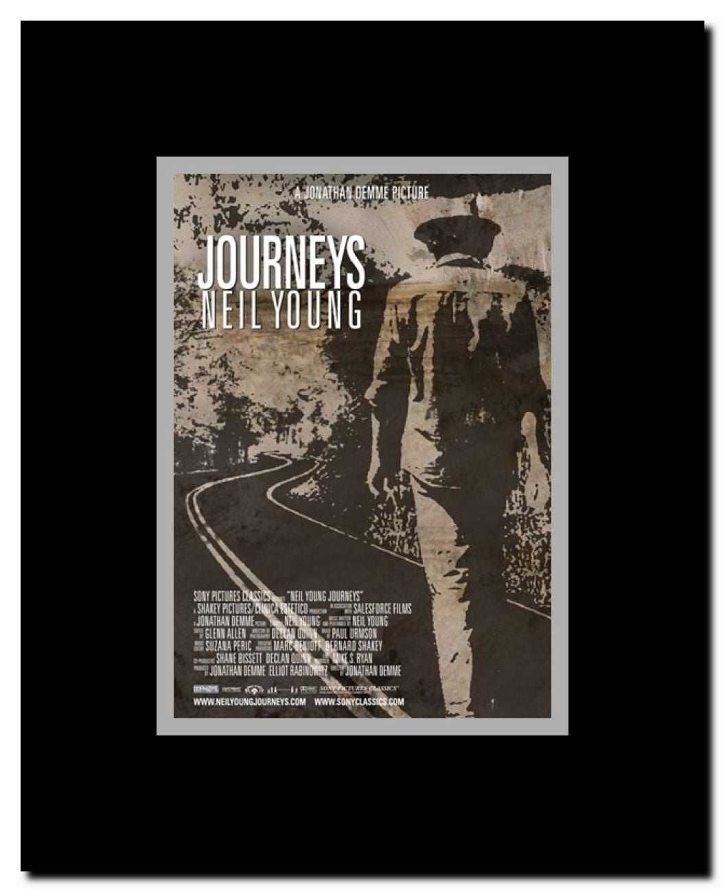Neil Young Journeys Framed Movie Poster