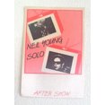 thumbnail image 1 of Neil Young Solo Tour 1983 After Show Backstage Pass, 1 of 2