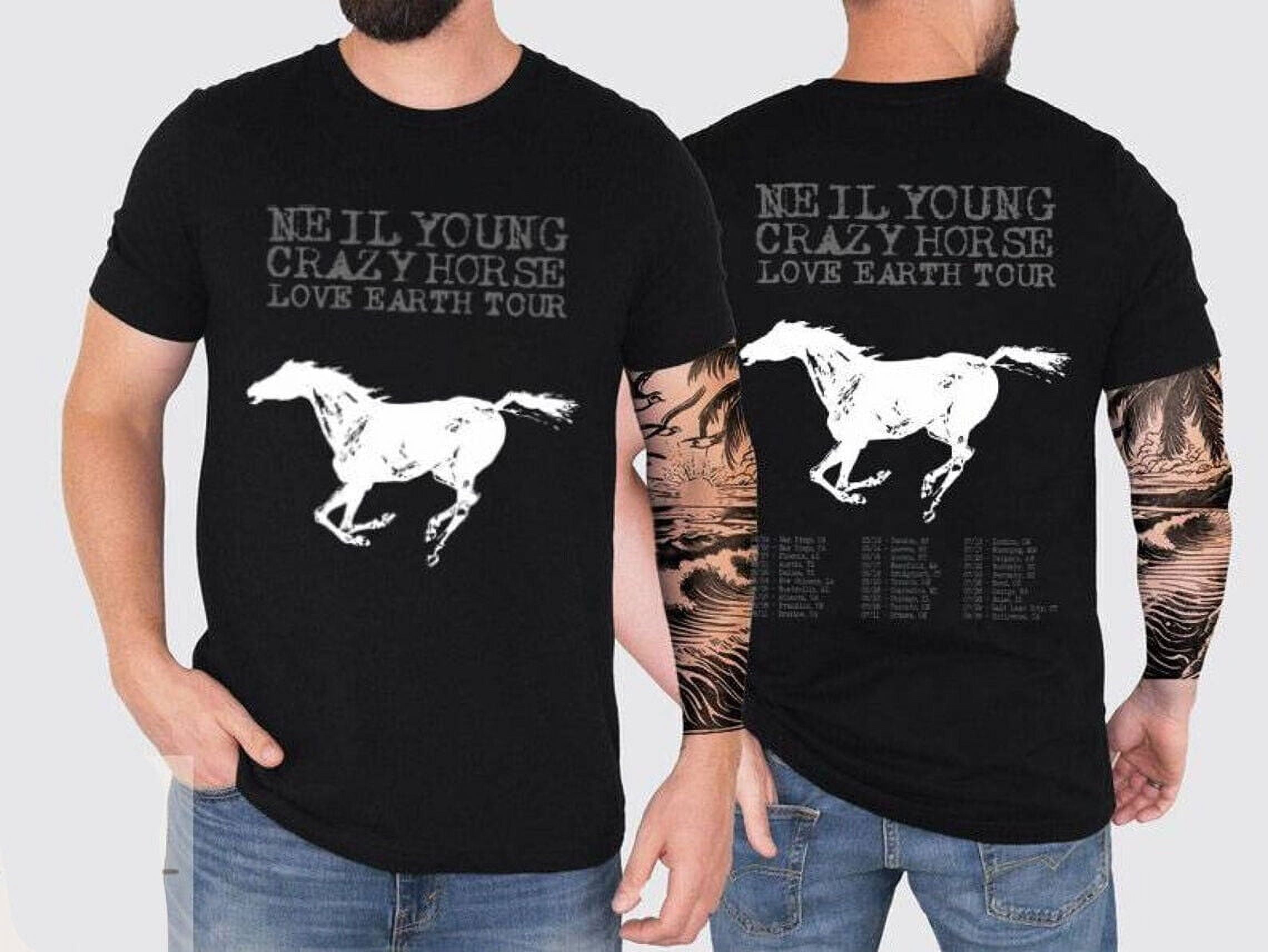 Neil Young and Crazy Horse 2024 Tour TShirt QT90754Chirtsmas Tshirt