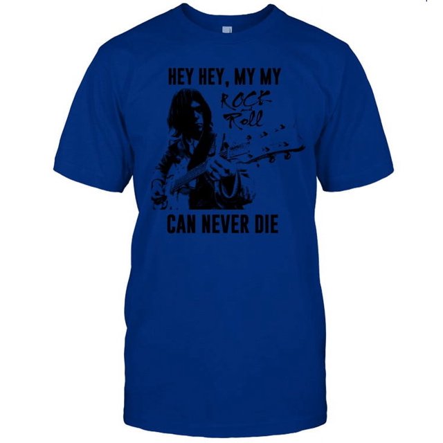 Neil Young hey hey my my rock & roll can never dieUnisex TShirt