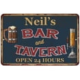 thumbnail image 1 of Neil's Green Bar & Tavern Rustic Sign 12 x 18 Matte Finish Metal 112180047098, 1 of 1