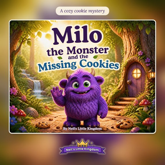 Neil's Little Kingdom Milo the Monster and the Missing Cookies: A Picture Book About Kindness, Sharing, and Forgiveness, Book 1, (Paperback)