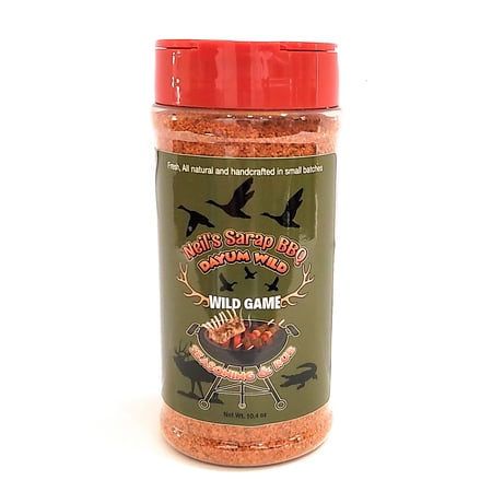 Neil's Sarap BBQ - Dayum Wild - Wild Game Seasoning & Rub - 10.4oz Natural All-Purpose Seasoning