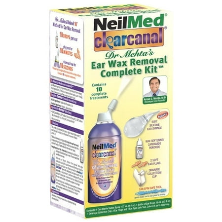 NeilMed Clearcanal Ear Wax Removal Complete Kit, 6 Oz.