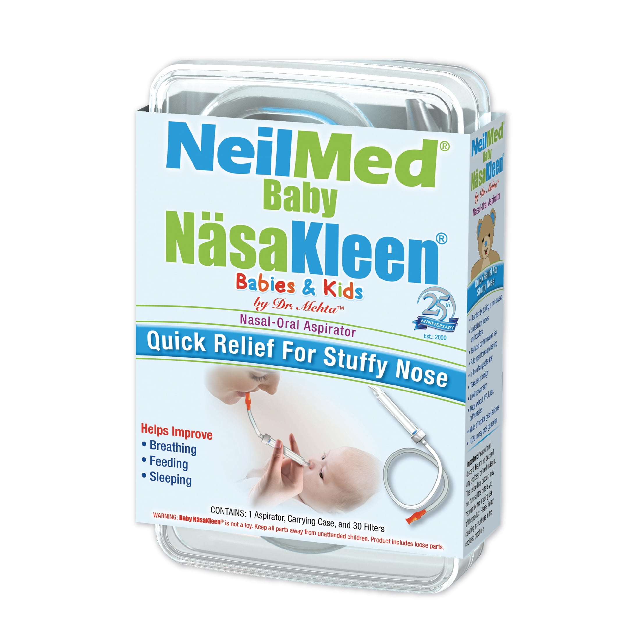 NeilMed NasaKleen Nasal Aspirator 30ct