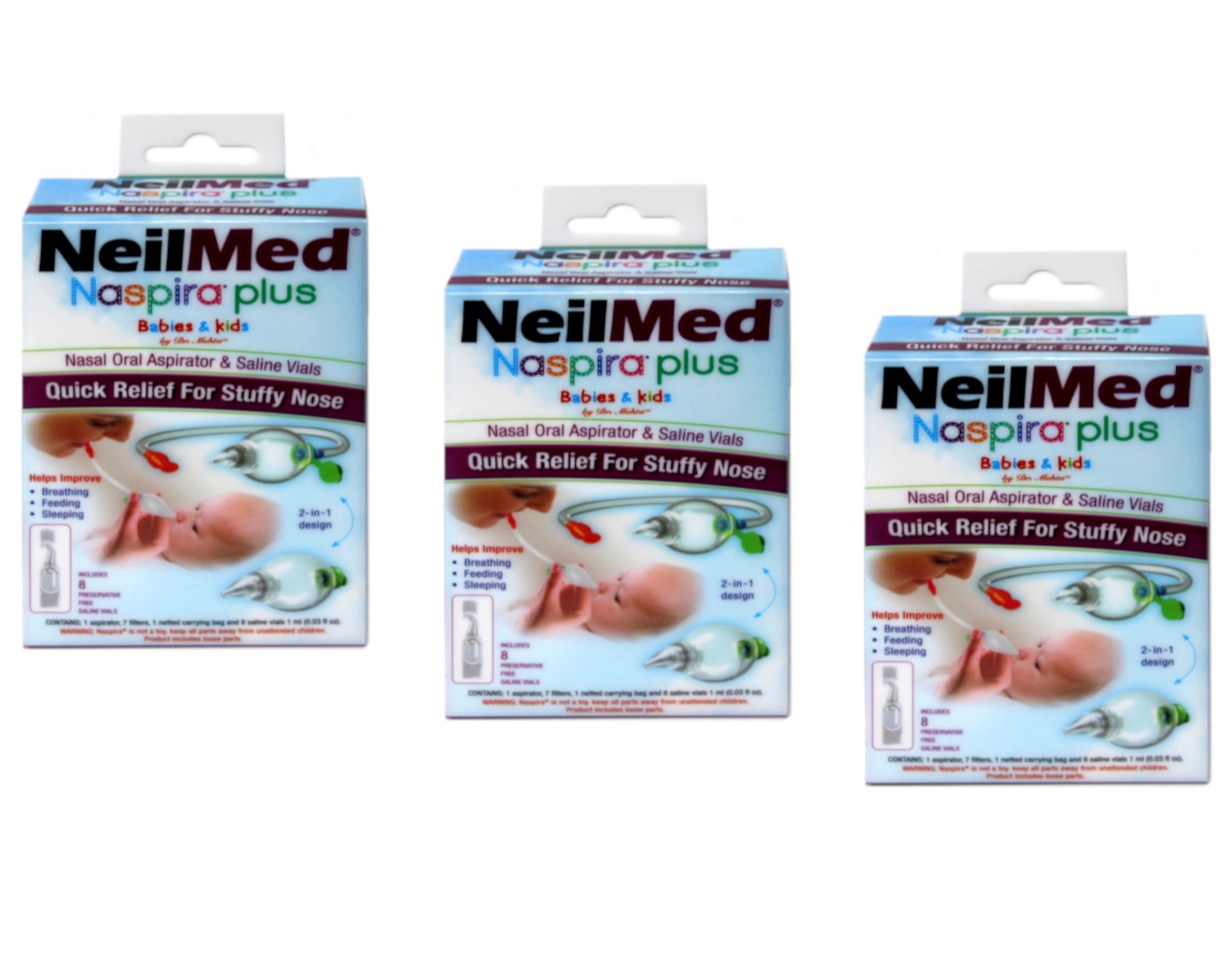 NeilMed Naspira Babies & Kids Nasal-Oral Aspirator 