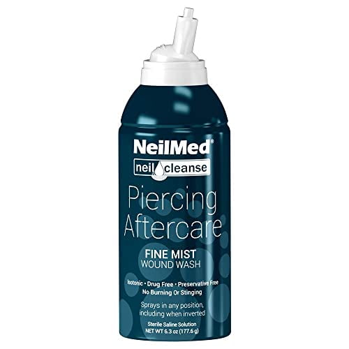 Claires Piercing Aftercare Saline Solution for Piercings - Nose