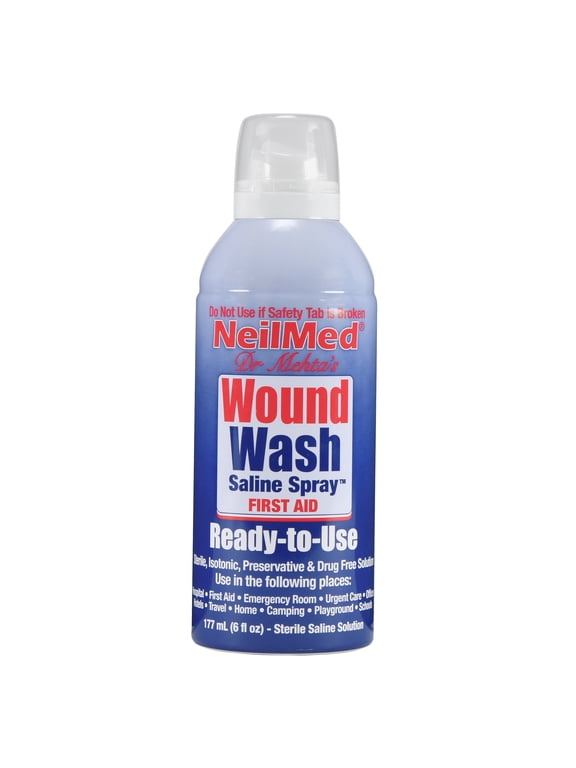 Neilcleanse Wound Wash, Sterile Saline, 6 oz, 1 Piece